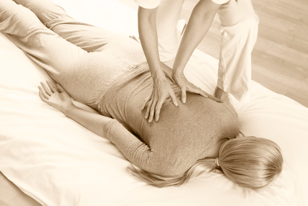 Shiatsu de la femme - Point de pression dos Shiatsu